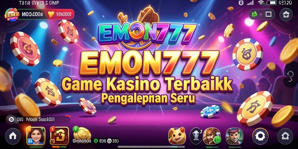 Screenshot EMON777 yang menunjukkan keseruan permainan Kasino.