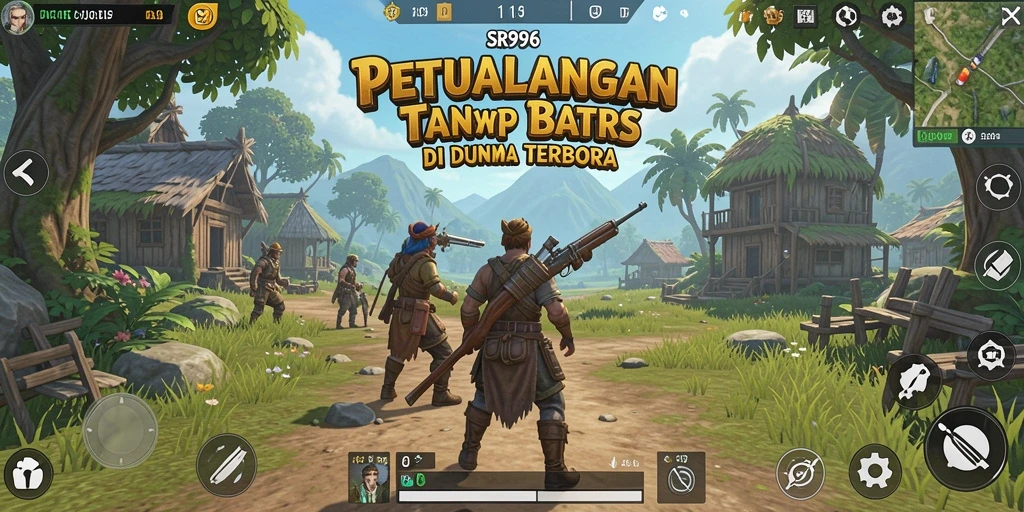 Gameplay SR996 menampilkan petualangan seru di dunia terbuka.